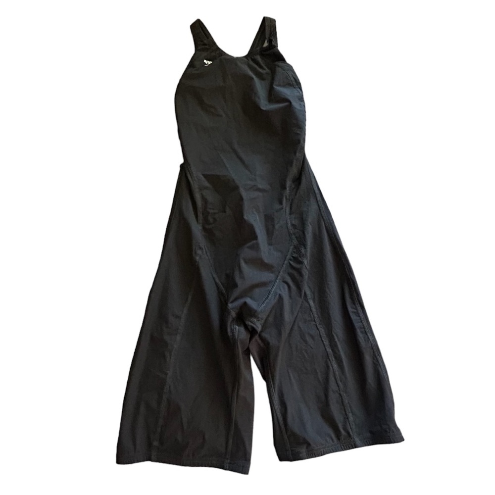 SPEEDO Fast Skin Swimwear NWT Size 32 Swimsuit Lightweight Black Bermuda Length